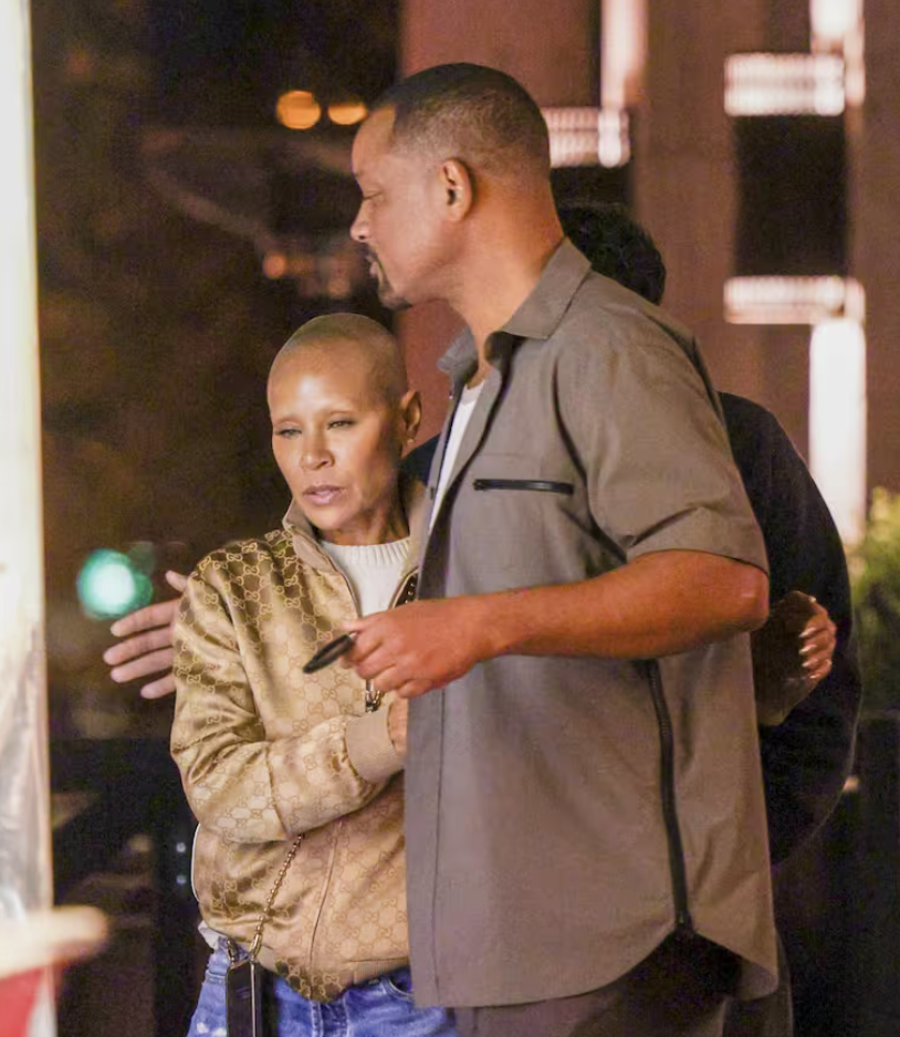 Una postal de noviembre de 2024 de Will Smith y Jada Pinkett Smith. Foto Grosby Group